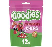 Goodies Strawberry Chips 12 g - snack de plátano y fresa para niños - HERO Kids