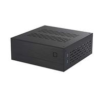 Goodisory A01 chasis de Aluminio para computadora de Escritorio Mini-ITX HTPC Black Aluminum