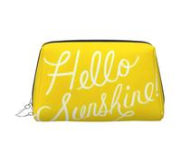 Goodlooking Hello Sunshine - Bolsa organizadora de artículos de aseo de piel, bolsa de maquillaje para mujer, Silver, Talla única, Neceser
