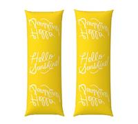 Goodlooking Hello Sunshine - Funda de almohada de cuerpo largo de 20 x 60 pulgadas, forro de cama acogedor y cómodo, decoración del hogar, experiencia decorativa