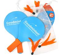 Goodminton - El Juego de Raquetas más fácil del Mundo: un Divertido Juego de Paleta para Interiores y Exteriores Durante Todo el año para niños, niñas y Personas de Todas Las Edades