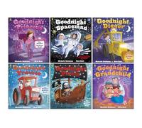 Goodnight Collection - 6 Bedtime Story Books for Kids | Princess, Spaceman, Digger, Tractor, Pirate & Grandchild | Illustrated Sleep Stories Box Set | Ages 2-6