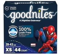 GoodNites Bedtime Pants for Boys, Size Small/Medium, 44 Count by GoodNites