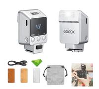 GOODOX IT22 S IT22-S TTL Flash para Sony, 700 Flash Full Power Flash, Tiempo de Reciclaje de 1.5s, batería de Litio incorporada, Mini luz de Flash para cámaras de Sony con filtros de Color (Plata)