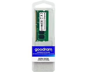 Goodram GR2400S464L17/16G módulo de - Memoria (16 GB, 1 x 16 GB, DDR4, 2400 MHz, 260-pin SO-DIMM, Verde)
