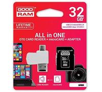 GOODRAM Microsd 32gb Card Class 10 + Adpter + Card Reader - Blister
