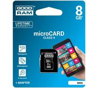 Goodram micro sd c4 - tarjeta de memoria micro sdhc de 8 gb
