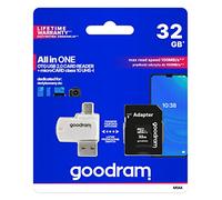 GOODRAM Microsd 32gb Card Class 10 + Adpter + Card Reader - Blister