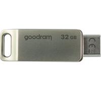 Goodram ODA3 unidad flash USB 32 GB USB Type-A / USB Type-C 3.2 Gen 1 (3.1 Gen 1) Plata