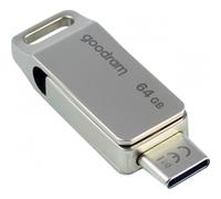Goodram - ODA3 unidad flash USB 64 GB USB Type-A / USB Type-C 3.2 Gen 1 (3.1 Gen 1) Plata