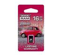 Goodram Piccolo - Memoria USB 2.0 de 16 GB, Color Negro