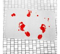 Goods+Gadgets® Alfombra de Baño con Sangre - Huellas Horror 71x51 cm