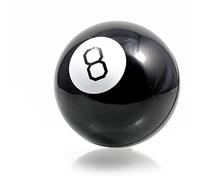 GOODS+GADGETS Bola de Cristal mágica Oráculo de adivinación de 8 Bolas; Bola de adivinación para fengshui, meditación, curación con Piedras y decoración.