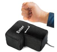 Goods+Gadgets® Botón Enter Gigante XXL USB - Gadget Antiestrés | Tecla Enter XXL para escritorio - gadgets tecnológicos originales - plug & play, sin pilas