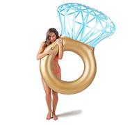 Goods+Gadgets® Flotador Anillo Diamante Inflable 140 x 120 cm