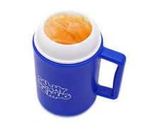 GOODS+GADGETS Original Slushy Mug - Taza granizadora con cuchara y pajita para beber; Granizador Magic Slush Maker Congele la taza para obtener hielo de agua en segundos.