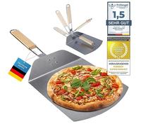 GOODS+GADGETS® Pala para Pizza XXL de Aluminio con Mango de Madera