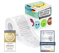GOODS+GADGETS® Papel Higiénico Divertido con Chistes - Regalo Original