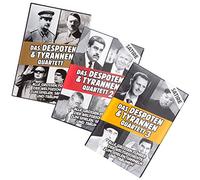 GOODS+GADGETS Tirannen & déspoten Cuarteto: el juego de cartas dictadores los 32 líderes más desagradables de la historia en las cartas (juego completo (todas las 3 variantes))