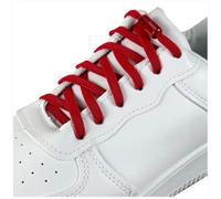 GOODSALEOK 2 Pares De Cordones EláSticos Sin Atar Con Hebilla MetáLica Cordones Deportivos Calzado Casual Unisex Rojo