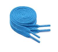 GOODSALEOK 2 Pares de Cordones Planos de 8mm Deporte Para Zapatillas Deportivas Adultos Resistente al Desgaste Presente Lago Azul 50cm