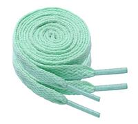 GOODSALEOK 2 Pares de Cordones Planos de 8mm Deporte Para Zapatillas Deportivas Adultos Resistente al Desgaste Presente Aqua 60CM