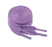 GOODSALEOK 2 Pares de Cordones Planos de 8mm Deporte Para Zapatillas Deportivas Adultos Resistente al Desgaste Presente Morado Claro 120cm