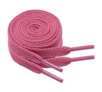 GOODSALEOK 2 Pares de Cordones Planos de 8mm Deporte Para Zapatillas Deportivas Adultos Resistente al Desgaste Presente Rosa Oscuro 150CM
