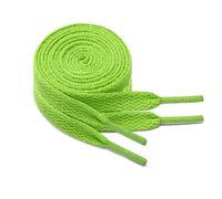 GOODSALEOK 2 Pares de Cordones Planos de 8mm Deporte Para Zapatillas Deportivas Adultos Resistente al Desgaste Presente Verde Manzana 100cm
