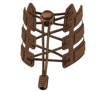 GOODSALEOK Cordones EláSticos Con Cierre RáPido Sin Ataduras Cordones Para Zapatillas Entrenadores Calzado Casual Unisex Marrón