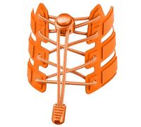 GOODSALEOK Cordones EláSticos Con Cierre RáPido Sin Ataduras Cordones Para Zapatillas Entrenadores Calzado Casual Unisex Naranja(Reflectante)