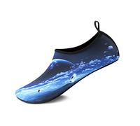 GOODSALEOK Mujer Zapatos De Agua Escarpines Agua Hombre Antideslizante Zapatillas Playa Secado RáPido Respirable Zapatos Descalzos Vía Láctea 42/43 EU