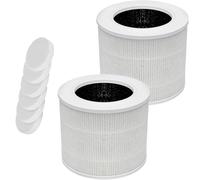 Goodsby Paquete de 2 filtros Levoit Core Mini 3 en 1 True HEPA H13 con almohadillas de esponja aromática compatibles con purificador de aire LEVOIT Core Mini-RF parte # LRF-C161-WUS