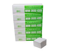 GOODSELL 1000 almohadillas de gasa de gasa de 4 capas no tejidas y no estériles de primera calidad (5 x 5 cm) - 5 paquetes de 200 unidades, color blanco