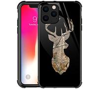 Goodsprout Compatible con iPhone 12 Pro Max Funda Camuflaje Venado Arte Gráfico para Niñas, Diseño de Patrón de Imagen A Prueba de Golpes Anti-Rasguño Duro PC Cubierta trasera para iPhone 12 Pro Max