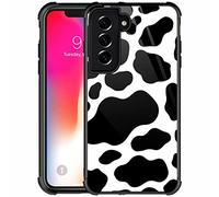 Goodsprout Funda compatible con Samsung Galaxy S21 FE, diseño de piel de vaca de fantasía, a prueba de golpes, antiarañazos, carcasa trasera de policarbonato duro para Samsung Galaxy S21 FE