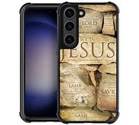 Goodsprout Funda compatible con Samsung Galaxy S23, diseño de fe cristiana Jesús, a prueba de golpes, antiarañazos, carcasa rígida de policarbonato para Samsung Galaxy S23