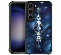 Goodsprout Funda compatible con Samsung Galaxy S23 Plus, diseño de fase lunar azul, a prueba de golpes, antiarañazos, carcasa rígida de policarbonato para Samsung Galaxy S23 Plus