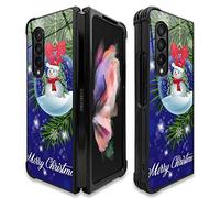 Goodsprout Funda compatible con Samsung Galaxy Z Fold 3 5G, diseño de feliz Navidad, a prueba de golpes, antiarañazos, carcasa trasera de policarbonato duro para Samsung Galaxy Z Fold 3 5G