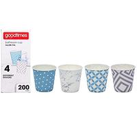 GoodTimes baño vasos, 3 oz 200 EA, varios diseños, Adult Themed, 1