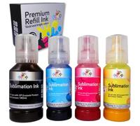 GOODTINTAS Tinta de Sublimacion de 440 ML Compatible con Impresoras EP Ecotank Supertank Serie 102 104 para Transferencia de Prensa de Calor en Tazas, Fundas para Telefonos, Camisetas, Bolsas, etc.