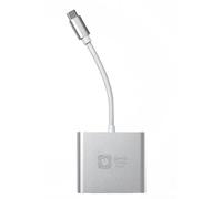 GoodTradeHub 3 en 1 Hub Adaptador USB-C : HDMI 4K, puerto USB 3.1, multipuerto digital para MacBook, iPad Pro, iPhone 15/16, Galaxy y Más