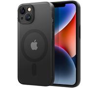 GOODVISH Funda Magnética para iPhone 14 y iPhone 13, Fina Antiarañazos, de Tacto Sedoso con Magnetisch, Grado Militar Protección a Prueba de Golpe, Compatible con Carga Inalámbrica Cover 6.1", Negro