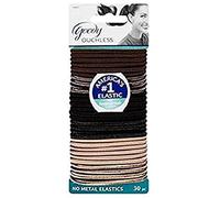 Goody WoMens Ouchless trenzado elásticos, noche estrellada, 30 unidades