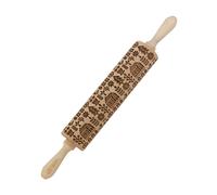 Goody Woody Rodillo grabado 46 cm madera de haya - Cabaña escandinava + cepillo