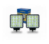 Goodyear - 2 Faros LED Coche 48W 3500LM 6500K IP67 4x4 Offroad