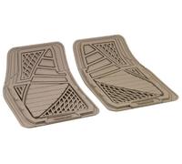 GoodYear 77099 77099: Juego de 2 Alfombrillas Delanteras en Goma Coche, marrón - Universales, 2 Uds: Marron