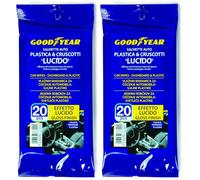 Goodyear 77702 Toallitas húmedas de plástico y salpicaderos (Paquete de 2)