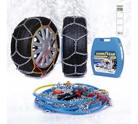 Goodyear 77931 "12mm": Cadenas de nieve 12 mM Talla 227, Adecuado para 4x4, Jeep, SUVs, microbús, furgonetas y vehículos comerciales, Homologación TUV y GS ÖNORM