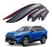 Goodyear Adhes Deflectores de Aire para/compatible con Toyota RAV4 2019-2026 XA50 MK5 -Accesorios Coche -Deflectors Ventanilla - Deflectores de Viento Derivabrisas - Cortavientos Ventana Coche - 6ud O